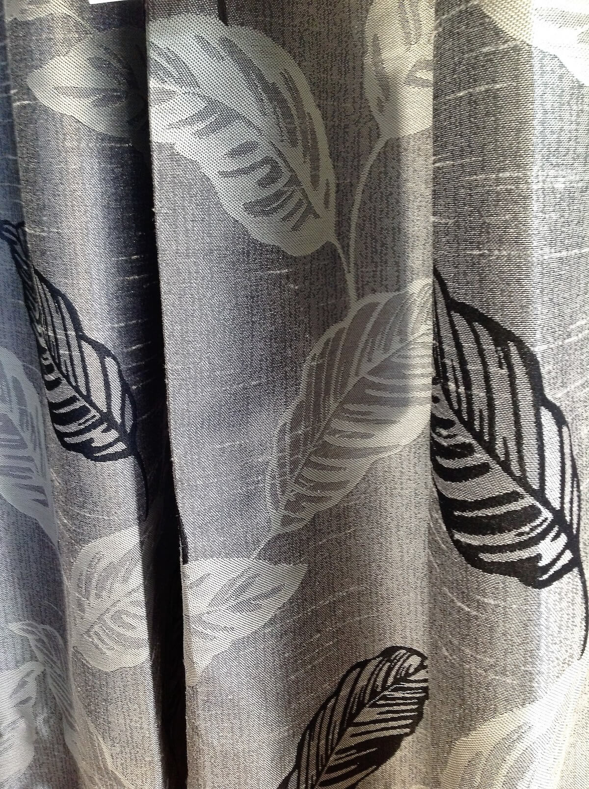 Lined eyelet curtain 728F(213cm drop) - Image 2